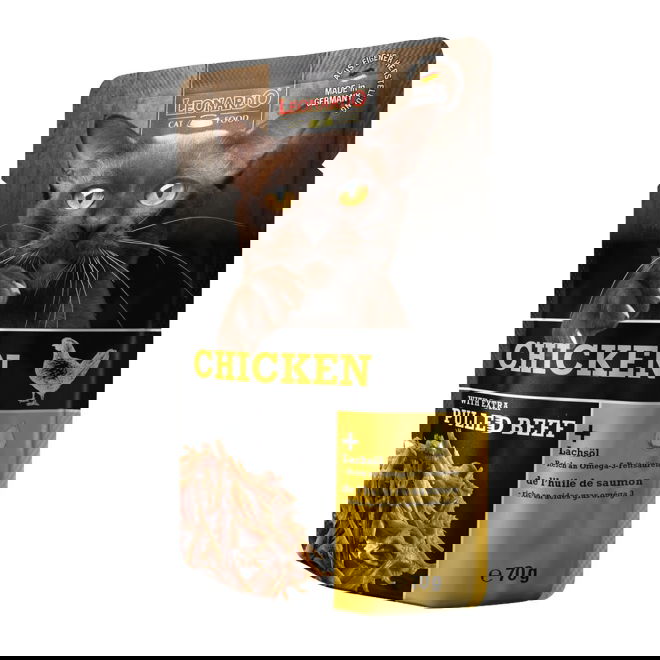 Leonardo kana + nyhtönaudanliha