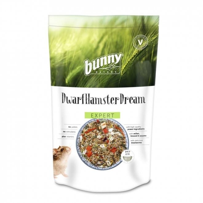 Kääpiöhamsterin ruoka Bunny Dream Expert 500g