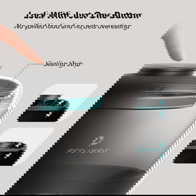 Petlibro Air -kissan ruoka-automaatti (Musta)