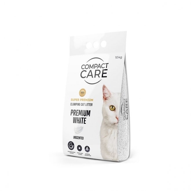 Compact Care Premium White Unscented 10 kg