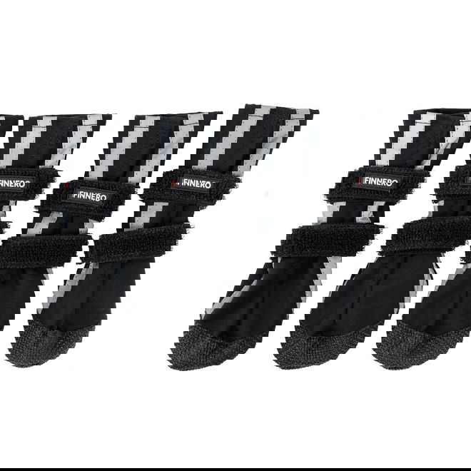 Finnero HALLA Softshell-tossut 4kpl, musta (M)