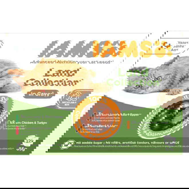 IAMS Delights Gravy Lihalajitelma 12 x 85 g