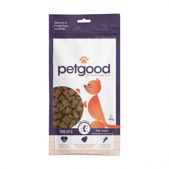 Petgood kissanherkut hyönteisillä 60 g