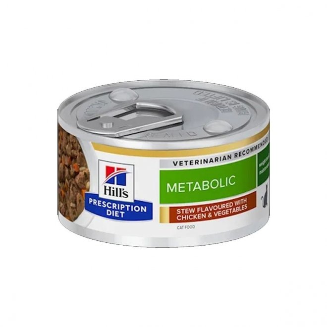 Hills Diet Cat Metabolic Stew Chicken&Vegetables 82g