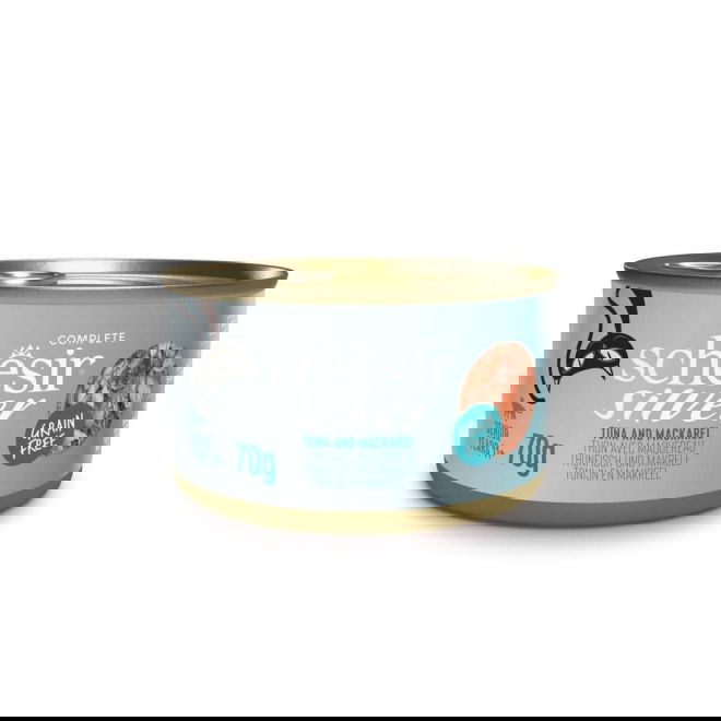 Schesir Silver tonnikala & makrilli liemessä 70 g