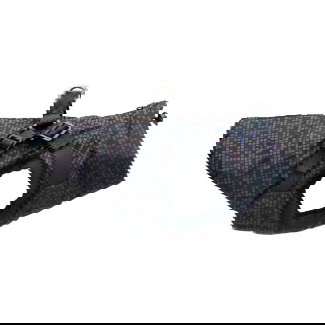 L&B Luminous print talvitakki musta