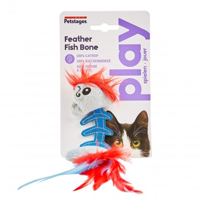 Catstages Feather Fish Bone