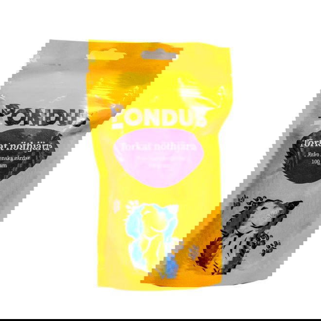 Pondus Naudansydänherkut koiralle 100 g