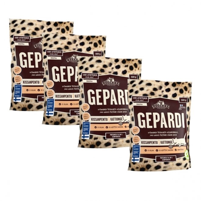 Dagsmark Gepardi kissanpennuille 4 x 500 g