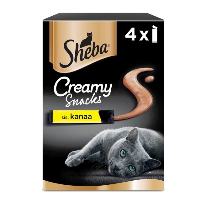 Sheba Creamy Snack Kana 4x12g
