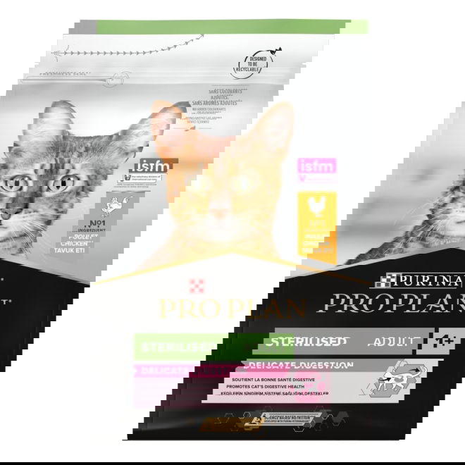 Purina Pro Plan Sterilised Adult 1+ Delicate Digestion kana (3 kg)