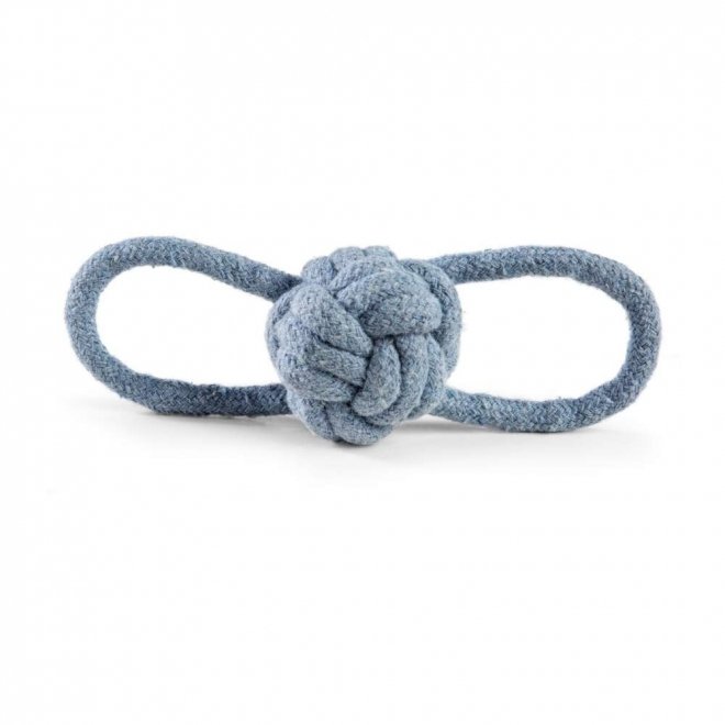 Narupallo kahvalla Little&Bigger Recycled Cotton, sininen