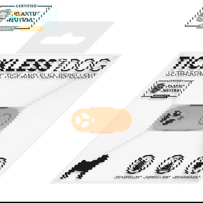 Punkkikarkotin ultra&auml;&auml;nell&auml; - Tickless Mini (Oranssi)