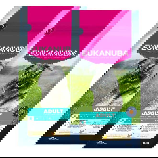 Eukanuba Dog Adult Small 2 x 15kg