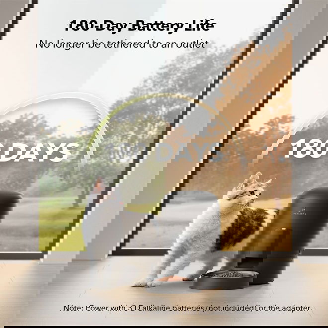 Petlibro Air -kissan ruoka-automaatti (Musta)