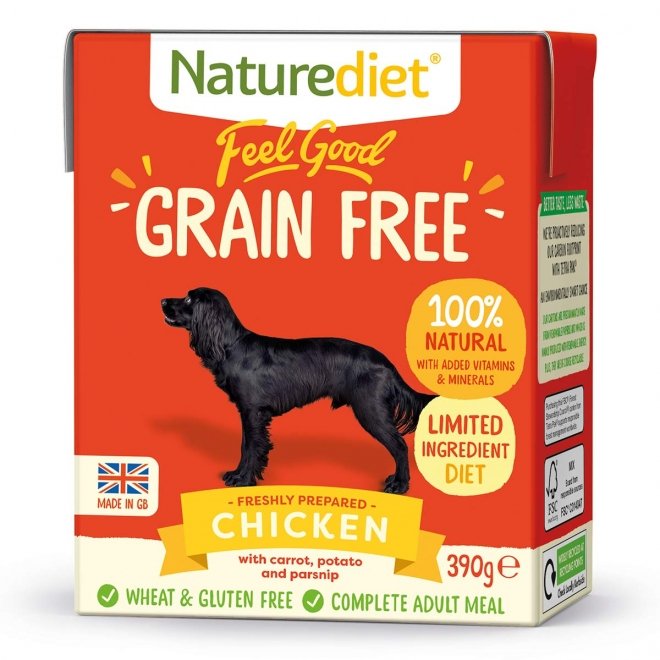 Naturediet Grain Free kana (390 g)