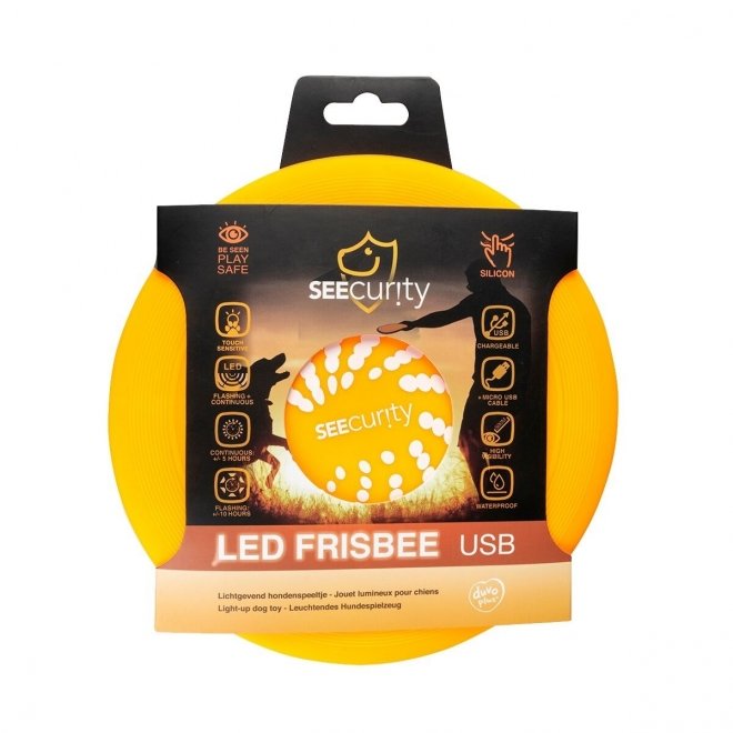 Frisbee LED-valolla Duvo+