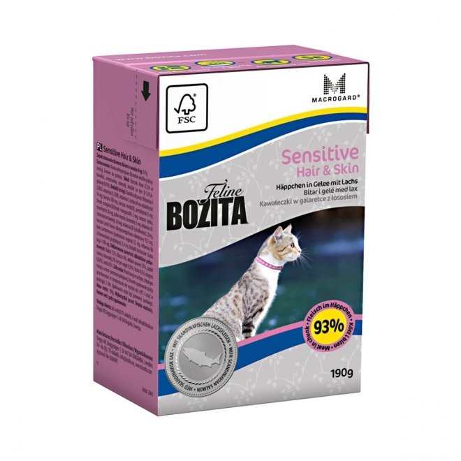 Bozita Feline Sensitive Hair&Skin 190g