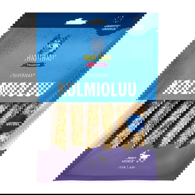 Hau-Hau Champion Purtavat Kolmioluu riistalla 12cm 6kpl 240g