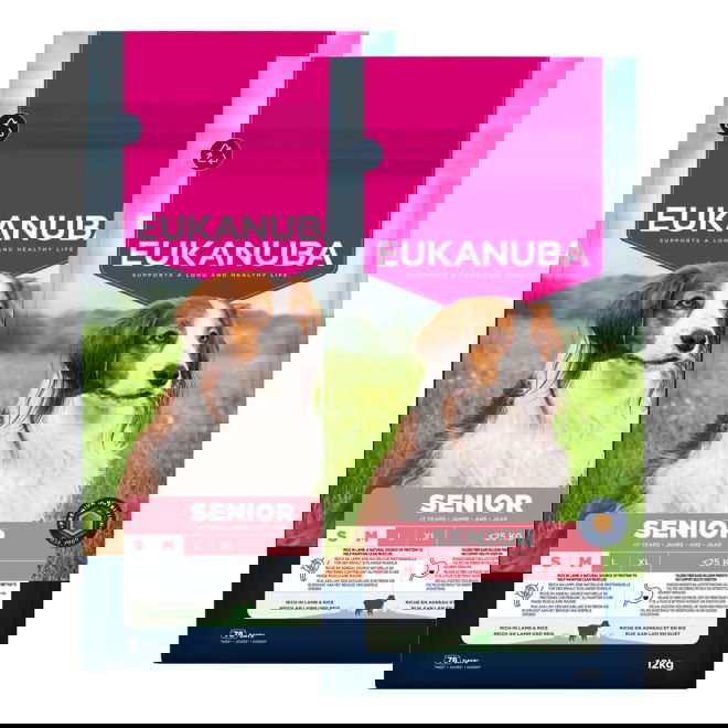 Eukanuba Senior SMB Lamb&Rice 2 x 12kg