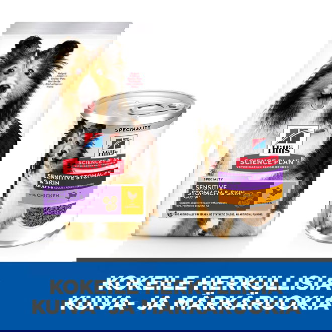 Hills Science Plan Dog Sensitive Stomach & Skin Chicken & Vegetables 370g