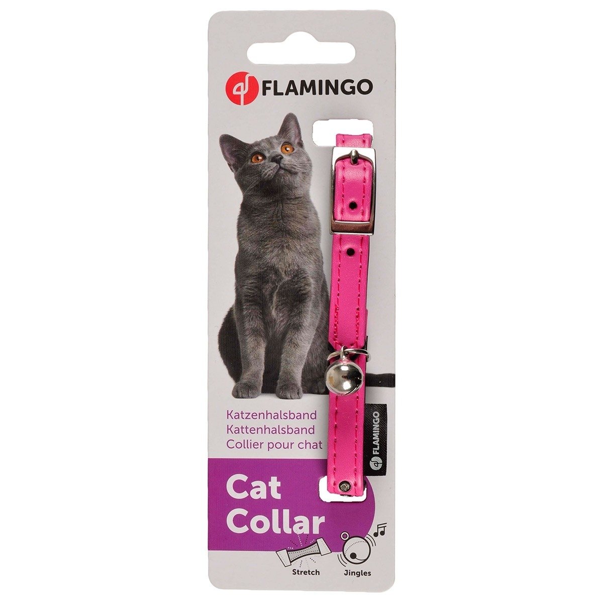 flamingo cat collar