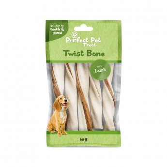 Perfect Pet Twist Tyggebein Lamb 11,5 cm 5-pack