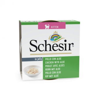 Schesir Kitten Chicken & Aloe Vera Jelly 85 g