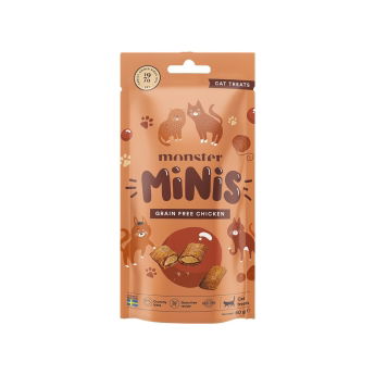 Monster Cat Minis Grain Free Kattgodteri Kylling 60 g