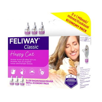 Feliway Classic Refillflaska 3-pack