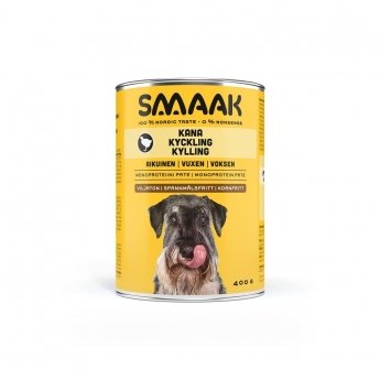 SMAAK Dog Adult Spannmålsfri Kylling 400 g