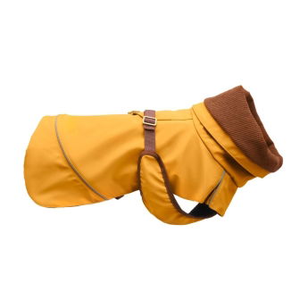 Basic Premium Aiko Regnjakke til Hund Gul/Brun