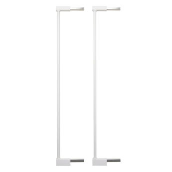 DogSpace Forlengning til Lassie Hundegrind Hvit 7 cm 2-pk