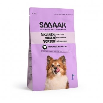 SMAAK Dog Adult Small Breed Kylling