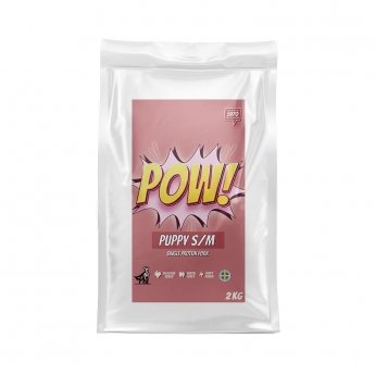 POW! Dog Puppy Small/Medium Pork (2 kg)