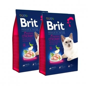 Brit Premium By Nature Sterilized Chicken 2x8 kg