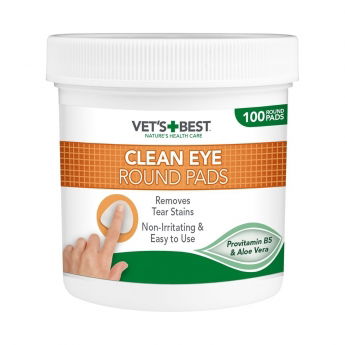 Vets Best Clean Eye Round Pads