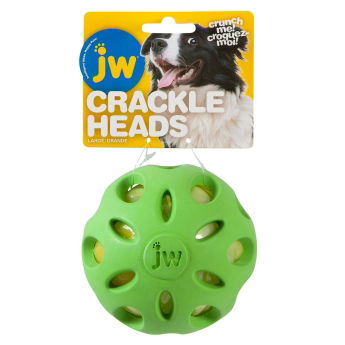 JW Crackle Heads Raslende Hundeball L