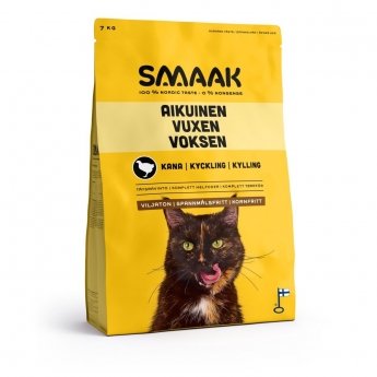SMAAK Cat Adult Grain Free Kylling (7 kg)