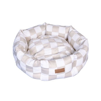 PAIKKA Hundeseng Rutete Beige