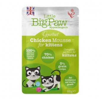 Little BigPaw Gourmet Chicken Mousse Kittens 85 g