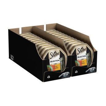 Sheba Selection Okse & Kalkun 22x85 g