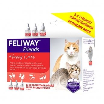 Feliway Friends Refillflaske 3-pack