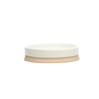 Scruffs Scandi Non Tip Låg vattenskål för katter Beige