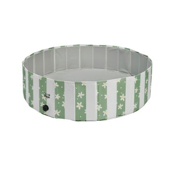 Little&Bigger HotSummer Hundebasseng Blomstrete Grønn 120 cm