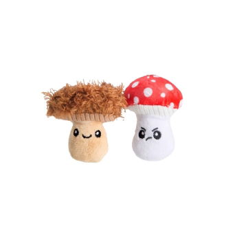 Little&Bigger Mushroom Love Fluesopp & Skjeggriske 2-pack
