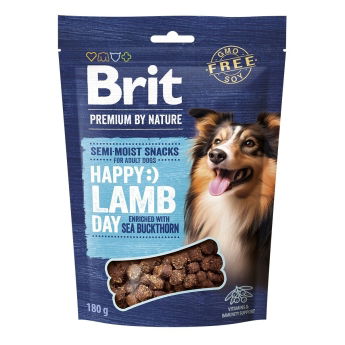 Brit Premium by Nature Hundegodbiter Lam & Havtorn 180 g