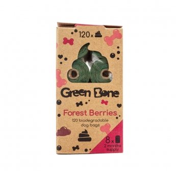 Green Bone Hundeposer Forest Berries Refill (120-pakke)