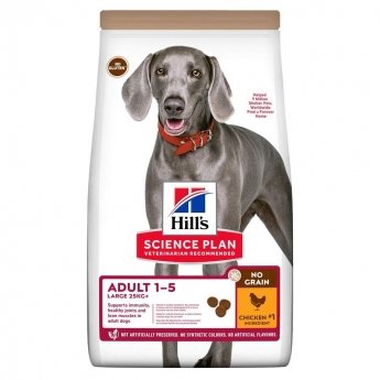 Hill&#39;s Science Plan Dog Adult No Grain Large Breed med Kylling 14 kg