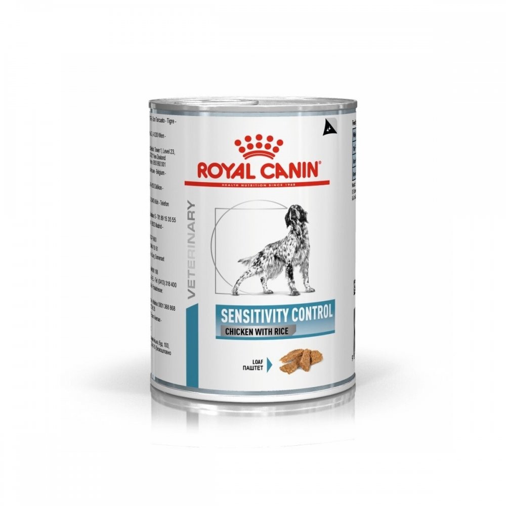 Royal Canin Veterinary Diets Dog Derma Sensitivity Control Chicken with Rice 12 x 410 g Veterinærfôr til hund - Fôrallergi